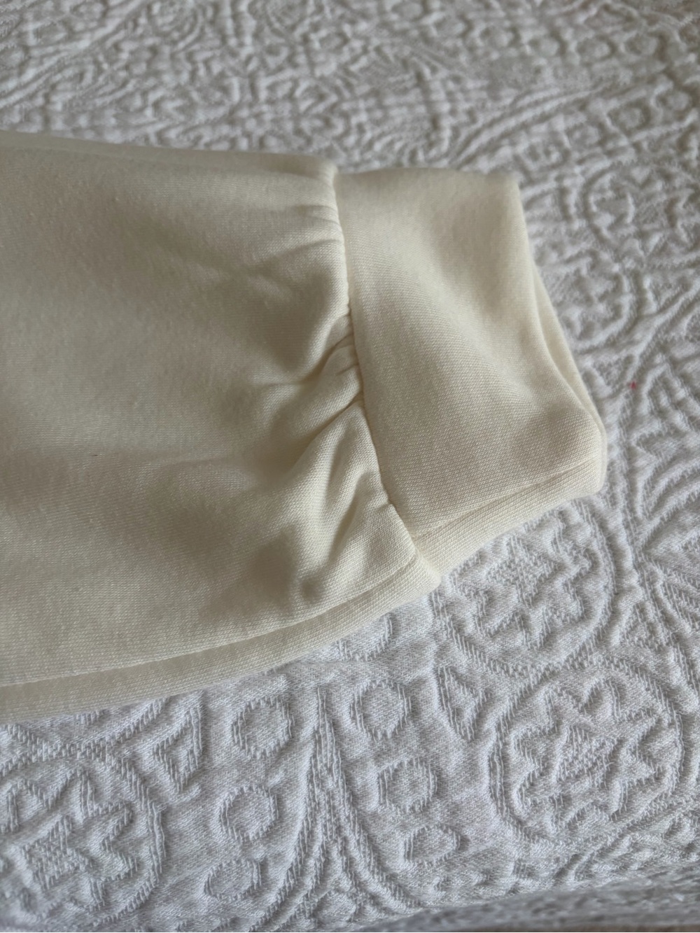 New Jingle Belles by Kim Gravel Totally Tartan Holiday Sweatshirt Cream X-Large - Picture 8 of 12